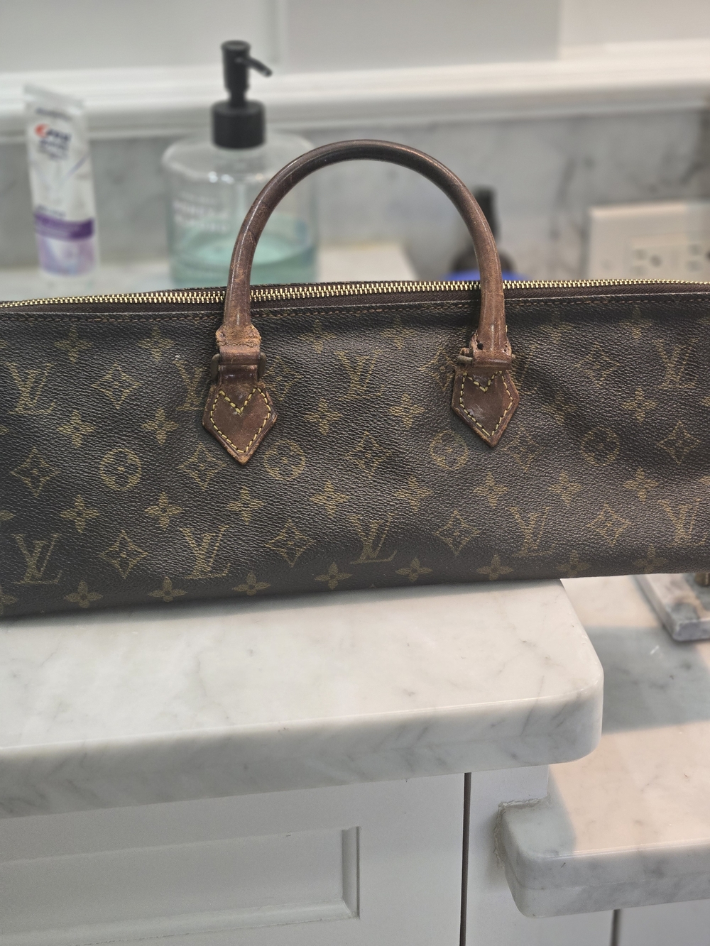 Vintage Monogram Sac Tricot